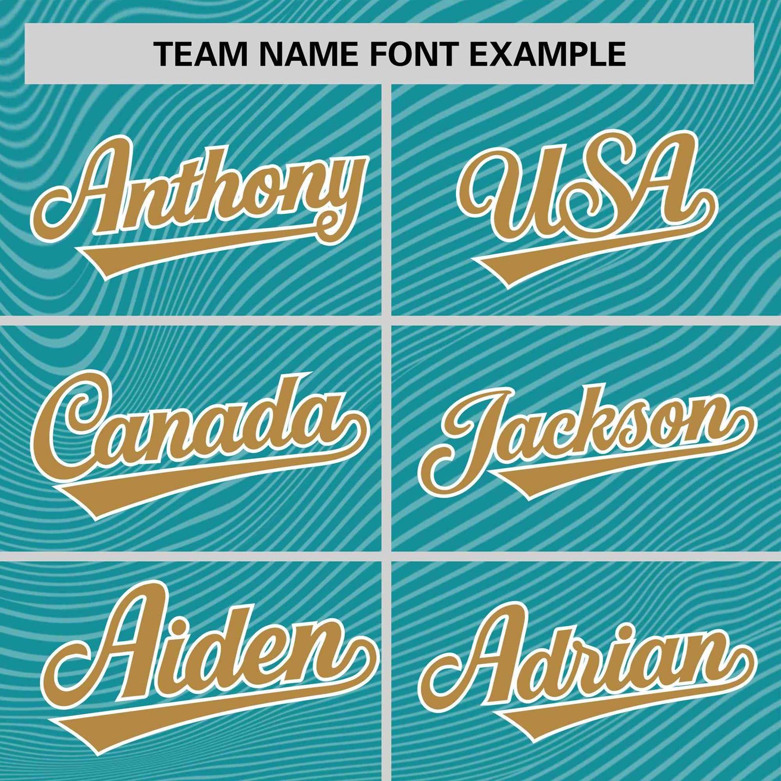 Custom Aqua Old Gold Personalized High Wire Pattern Performance T-Shirt