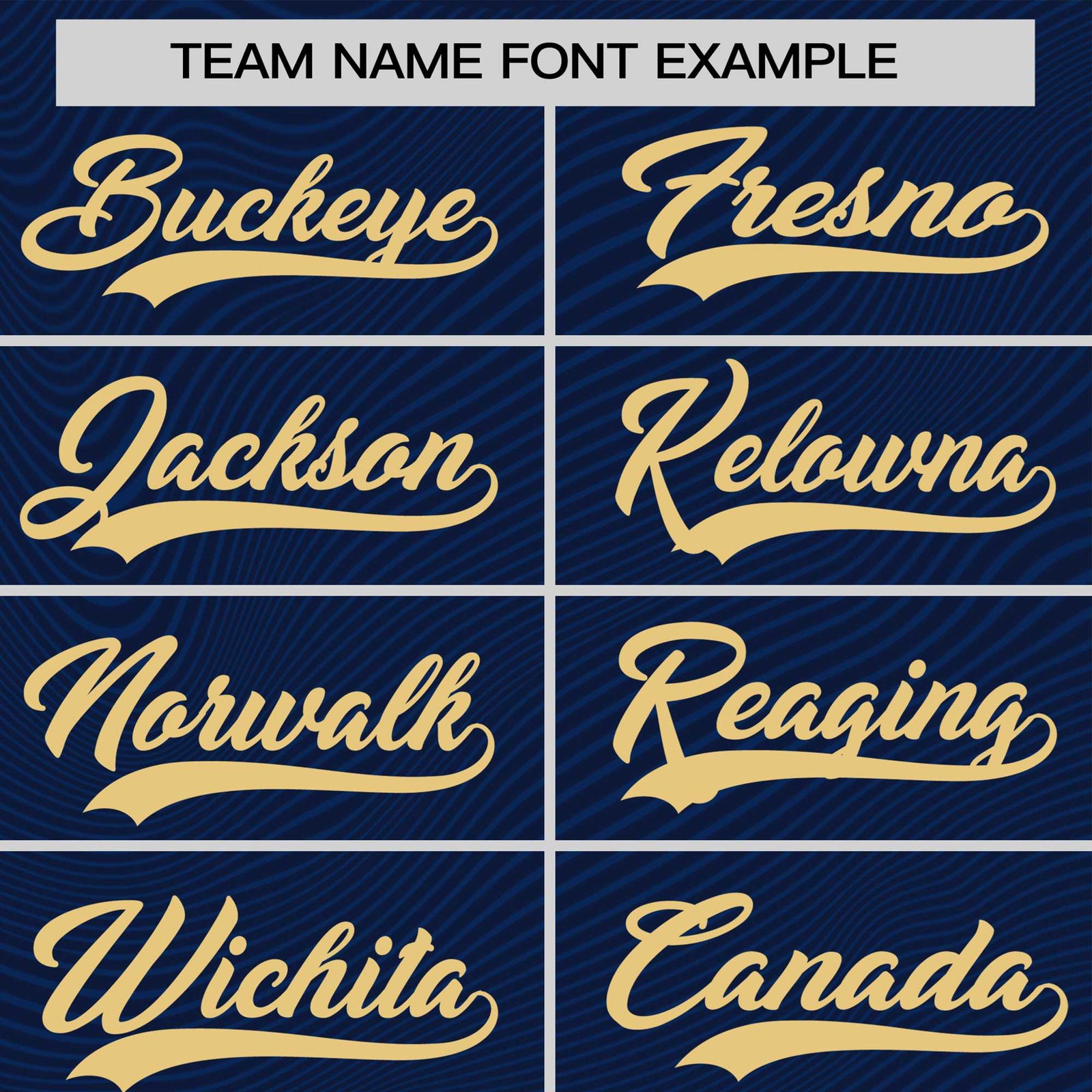Custom Navy Old Gold Personalized High Wire Pattern Performance T-Shirt