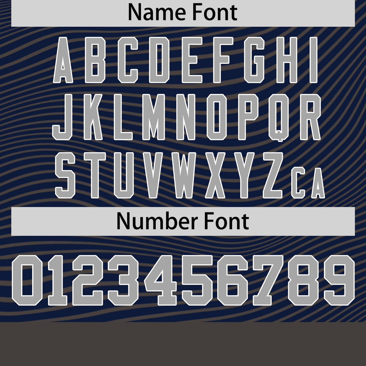 Custom Navy Gray Personalized High Wire Pattern Performance T-Shirt