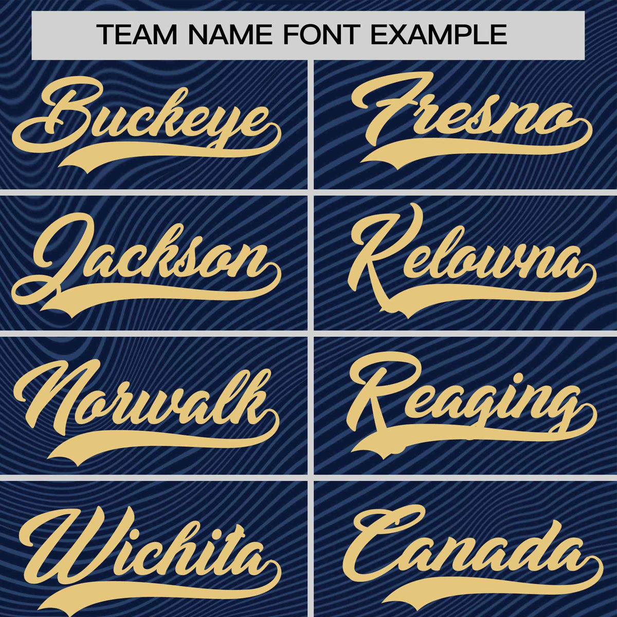 Custom Navy Old Gold Personalized High Wire Pattern Performance T-Shirt