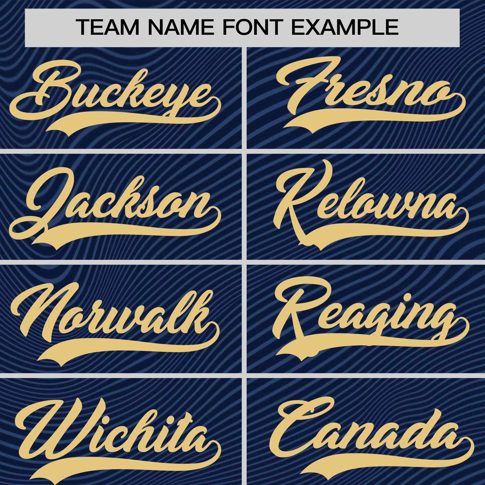 Custom Navy Old Gold Personalized High Wire Pattern Performance T-Shirt
