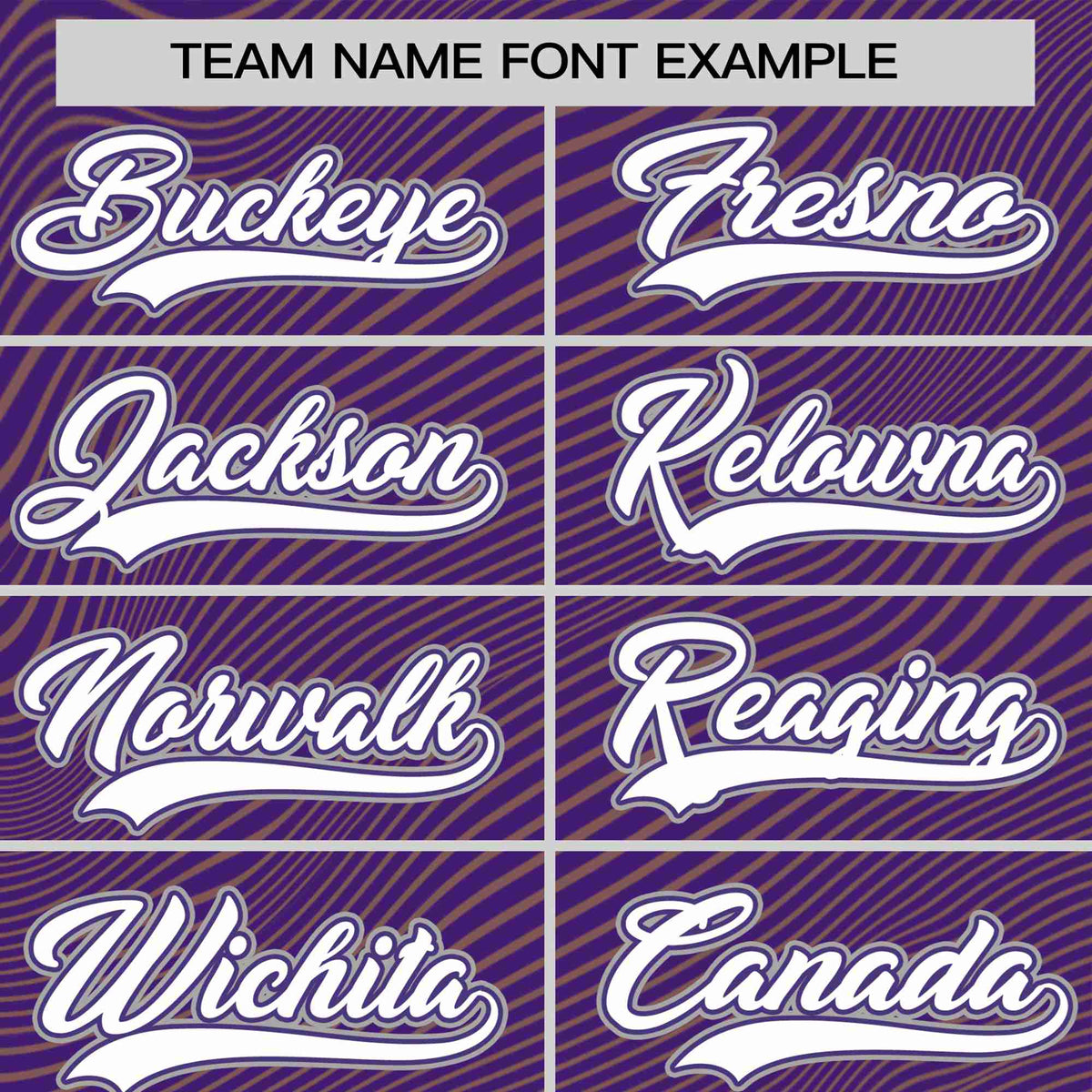 Custom Purple White Personalized High Wire Pattern Performance T-Shirt