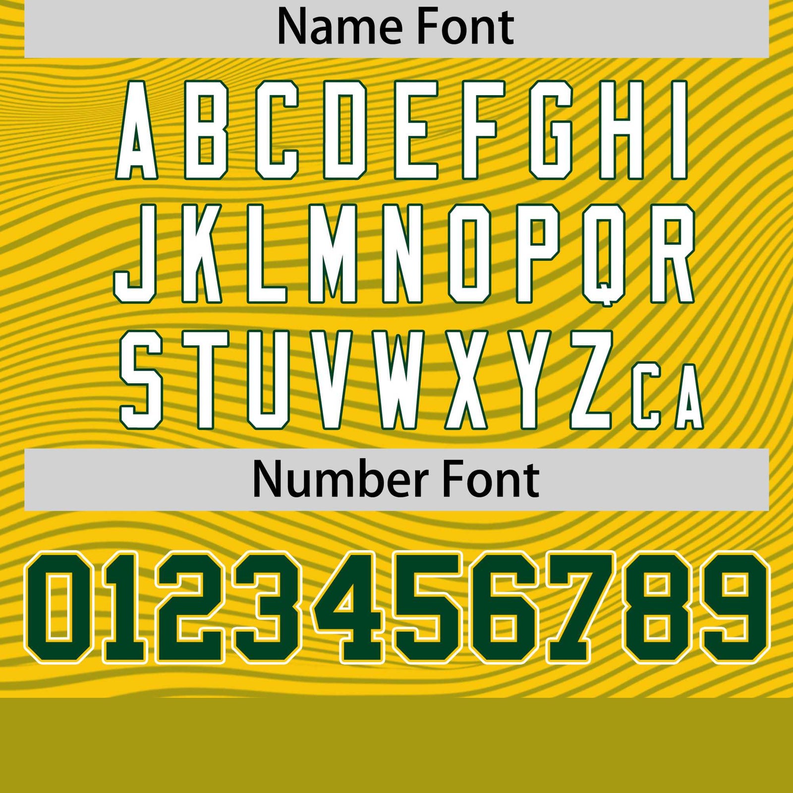 Custom Gold01 Green Personalized High Wire Pattern Performance T-Shirt