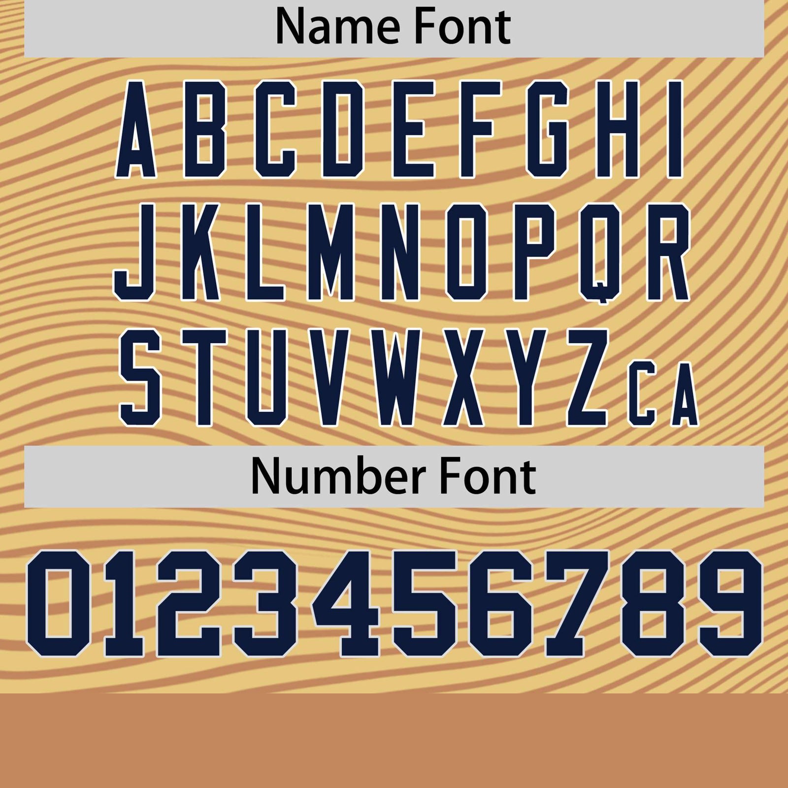 Custom Khaki Navy Personalized High Wire Pattern Performance T-Shirt