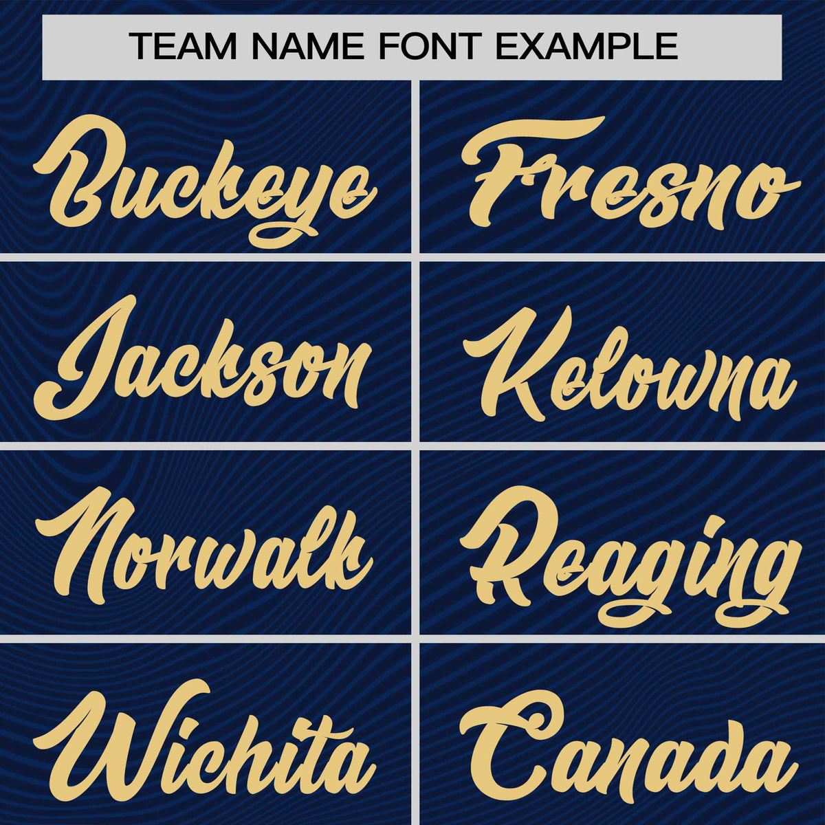 Custom Navy Old Gold Personalized High Wire Pattern Performance T-Shirt