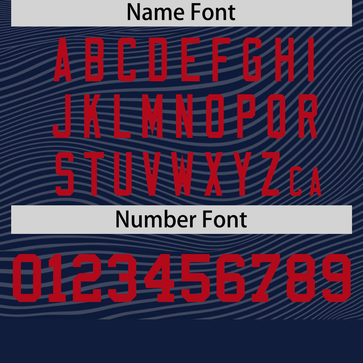 Custom Navy Red Personalized High Wire Pattern Performance T-Shirt