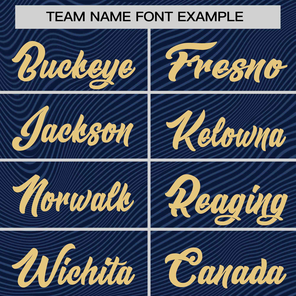 Custom Navy Old Gold Personalized High Wire Pattern Performance T-Shirt