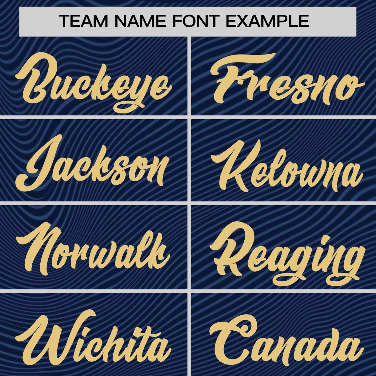Custom Navy Old Gold Personalized High Wire Pattern Performance T-Shirt