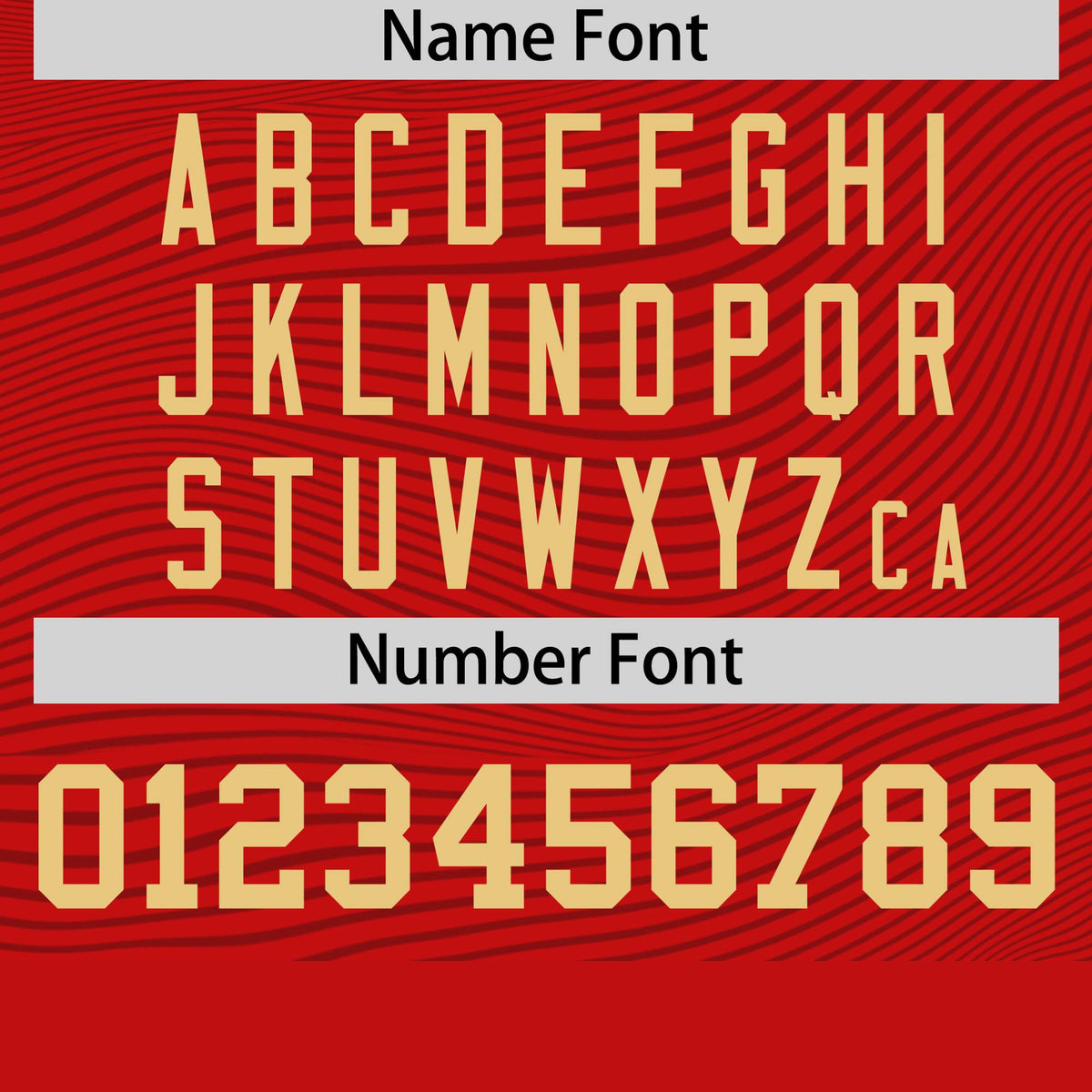 Custom Red Old Gold Personalized High Wire Pattern Performance T-Shirt