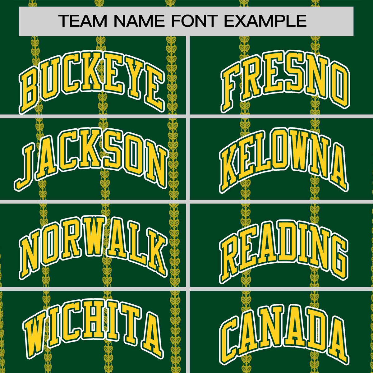 Custom Kelly Green Gold01 Personalized Vertical Stripe Pattern Performance T-Shirt