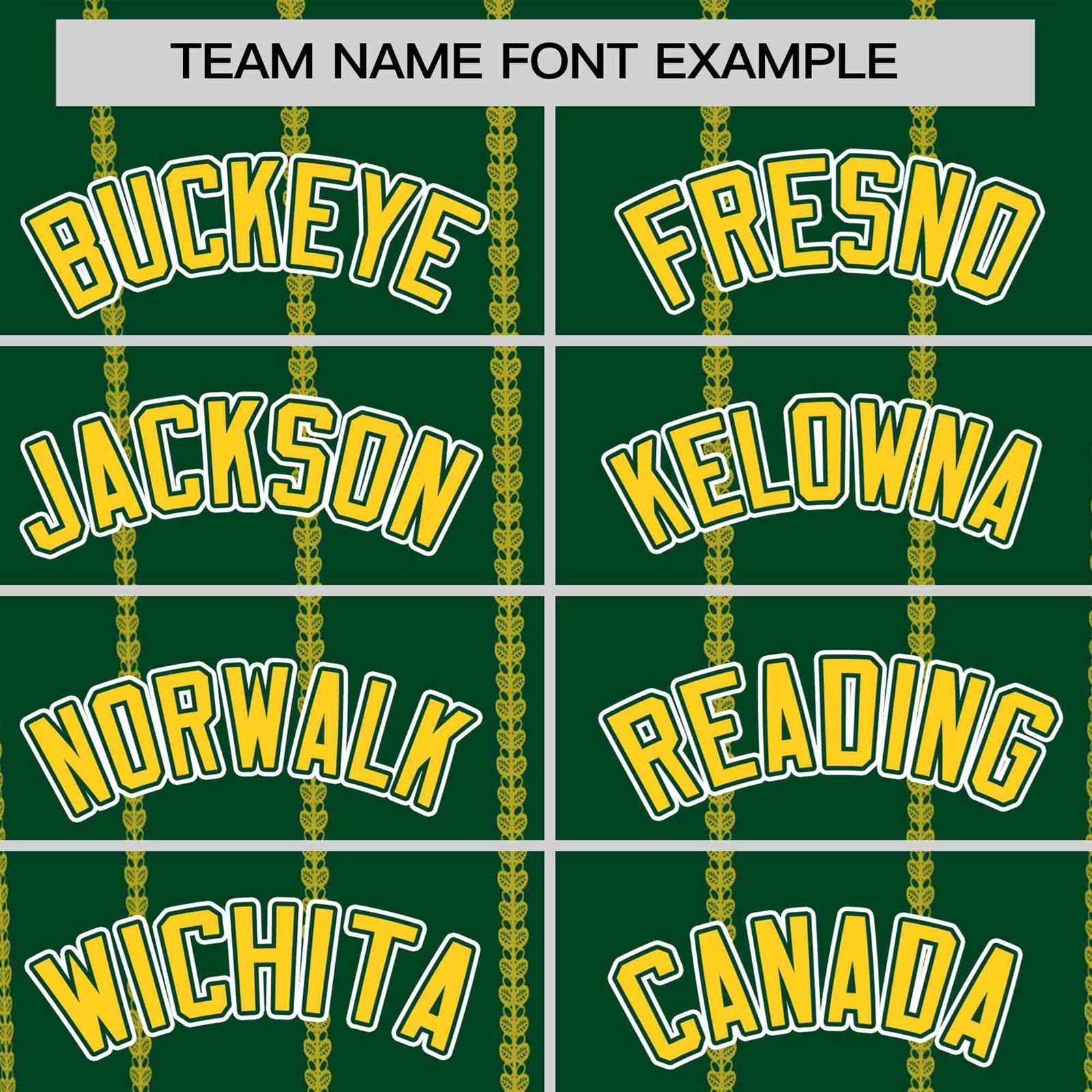 Custom Kelly Green Gold01 Personalized Vertical Stripe Pattern Performance T-Shirt