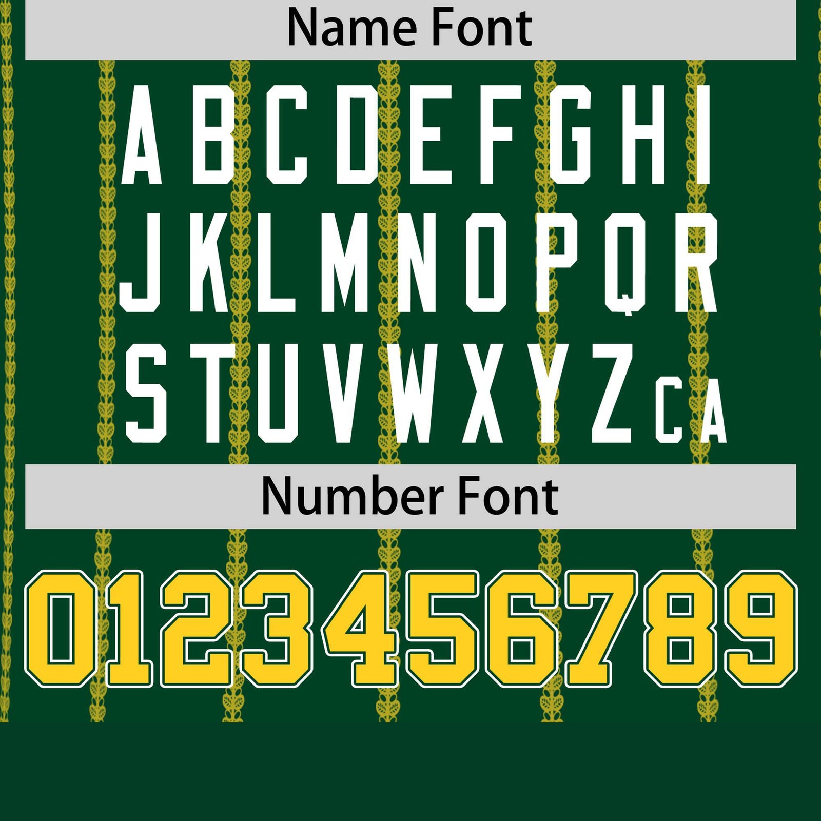 Custom Kelly Green Gold01 Personalized Vertical Stripe Pattern Performance T-Shirt