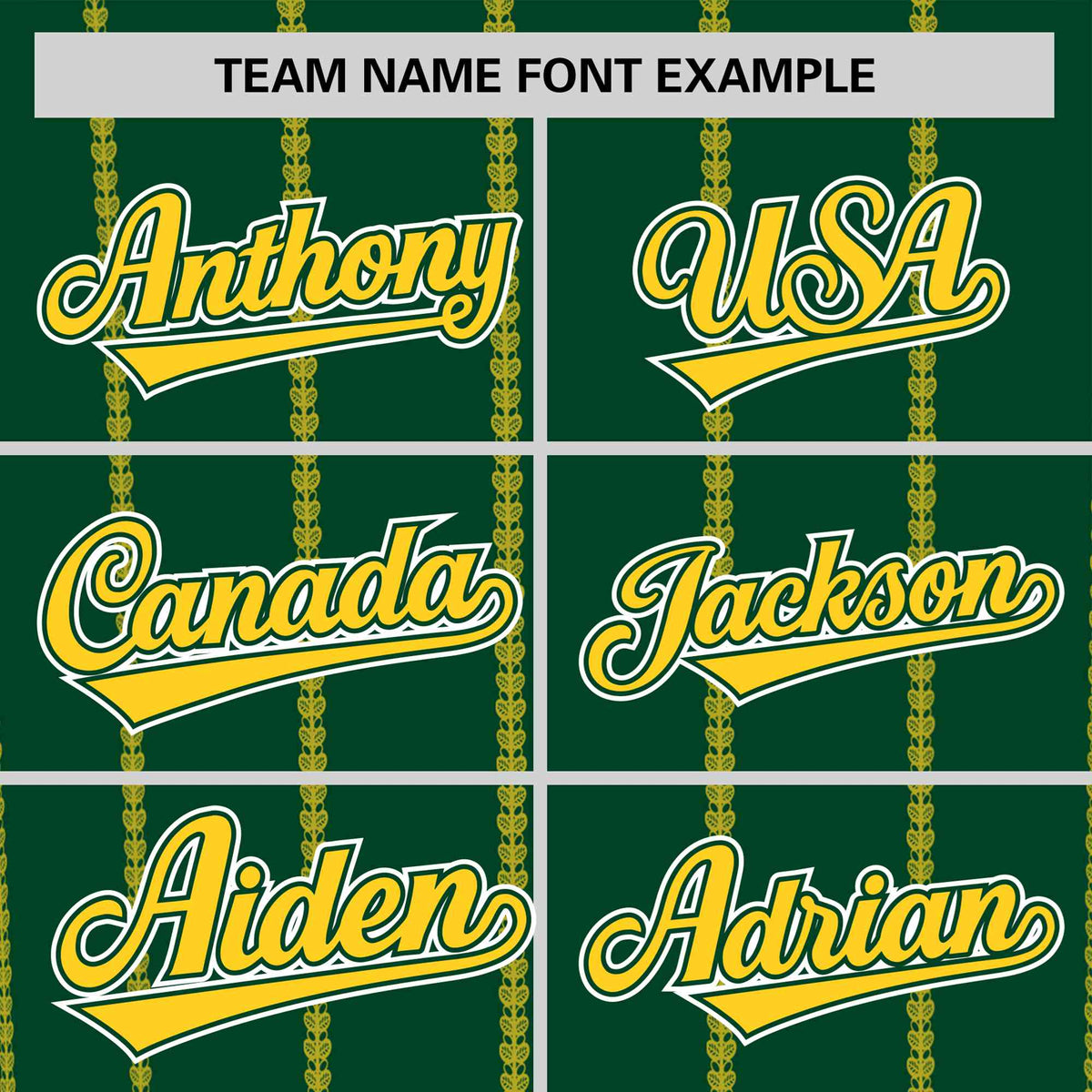 Custom Kelly Green Gold01 Personalized Vertical Stripe Pattern Performance T-Shirt