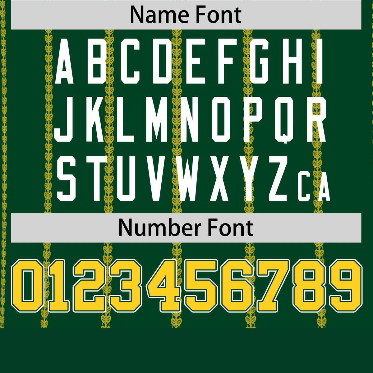 Custom Kelly Green Gold01 Personalized Vertical Stripe Pattern Performance T-Shirt