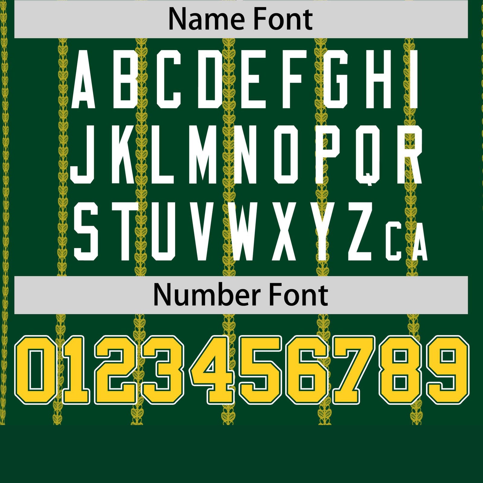 Custom Kelly Green Gold01 Personalized Vertical Stripe Pattern Performance T-Shirt