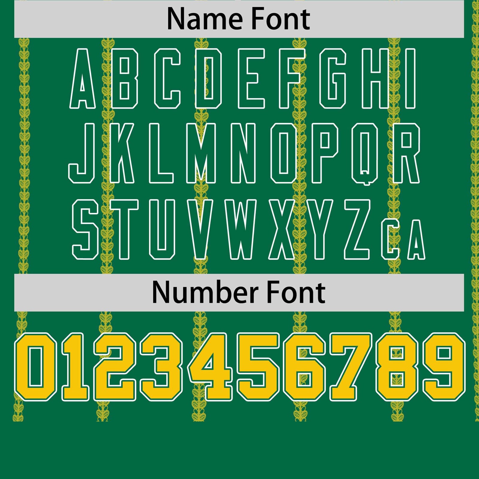 Custom Kelly Green Gold01 Personalized Vertical Stripe Pattern Performance T-Shirt