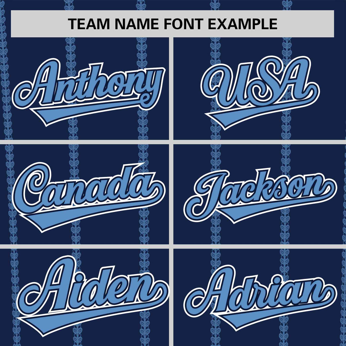 Custom Navy Powder Blue Personalized Vertical Stripe Pattern Performance T-Shirt
