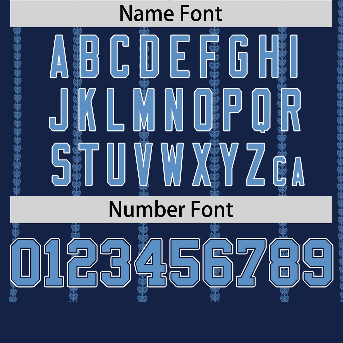 Custom Navy Powder Blue Personalized Vertical Stripe Pattern Performance T-Shirt