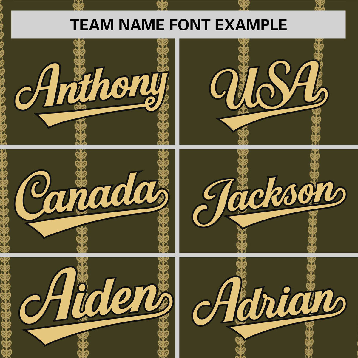 Custom Olive Old Gold Personalized Vertical Stripe Pattern Performance T-Shirt