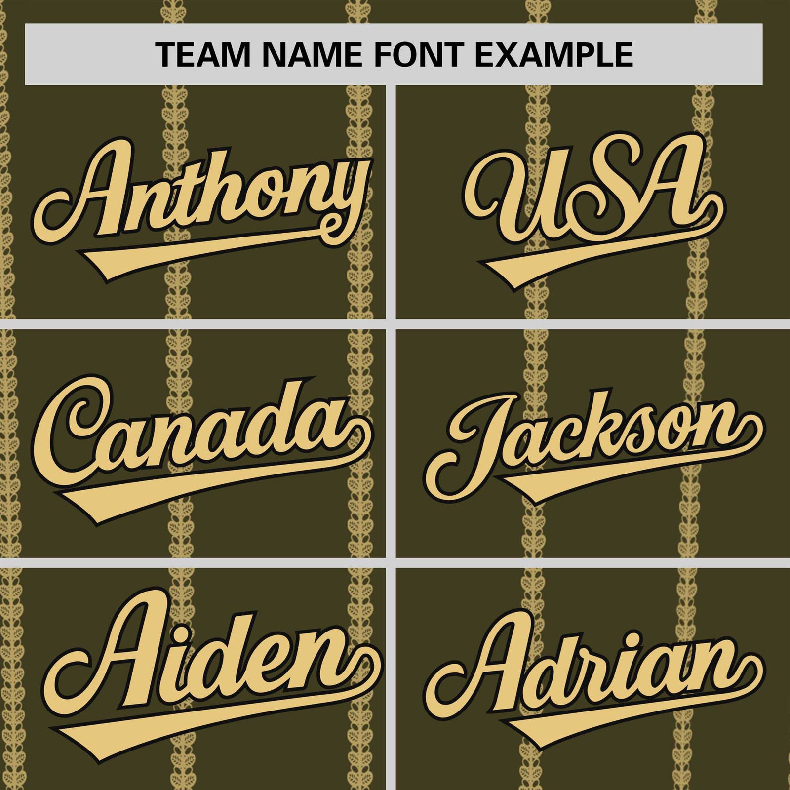 Custom Olive Old Gold Personalized Vertical Stripe Pattern Performance T-Shirt