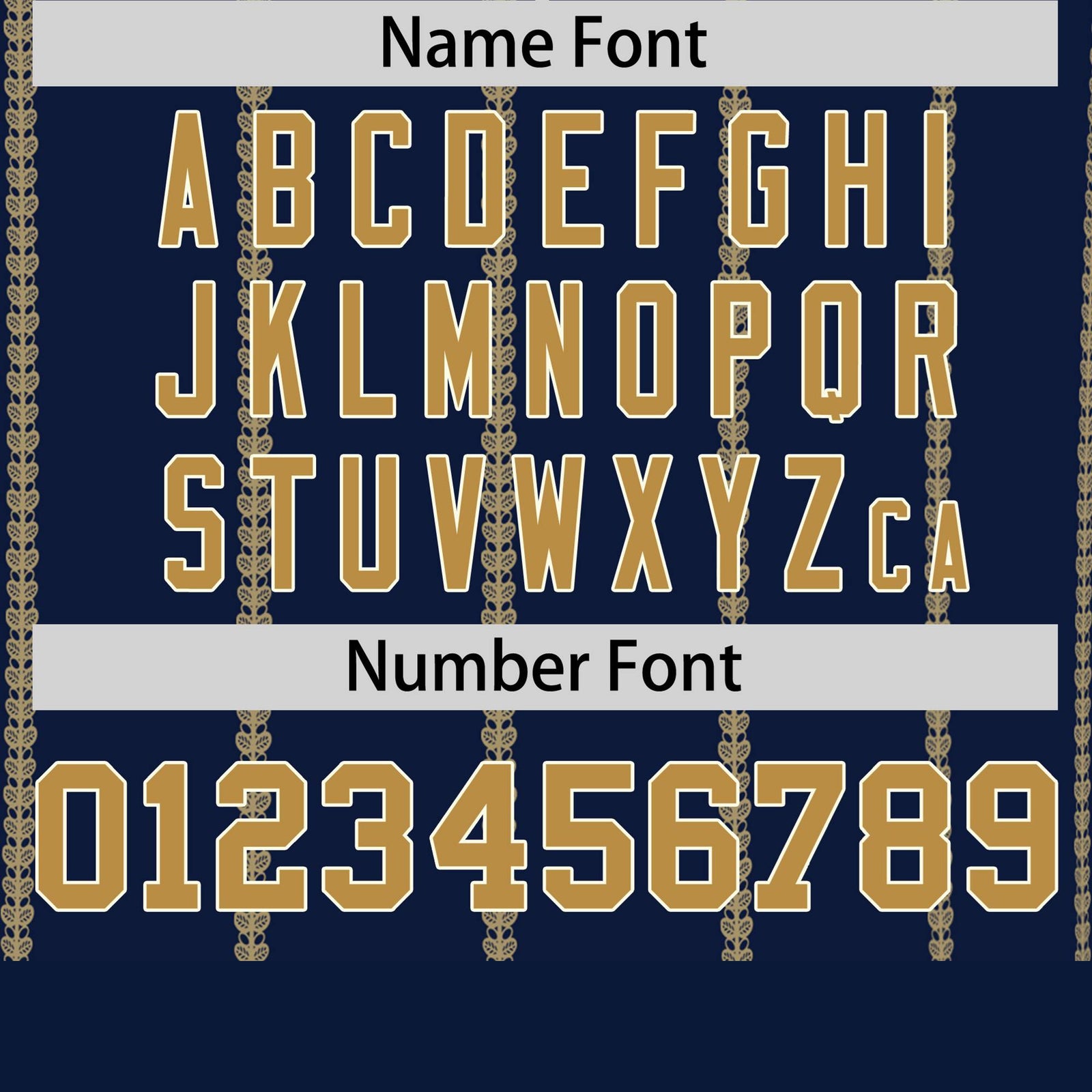 Custom Navy Old Gold Personalized Vertical Stripe Pattern Performance T-Shirt