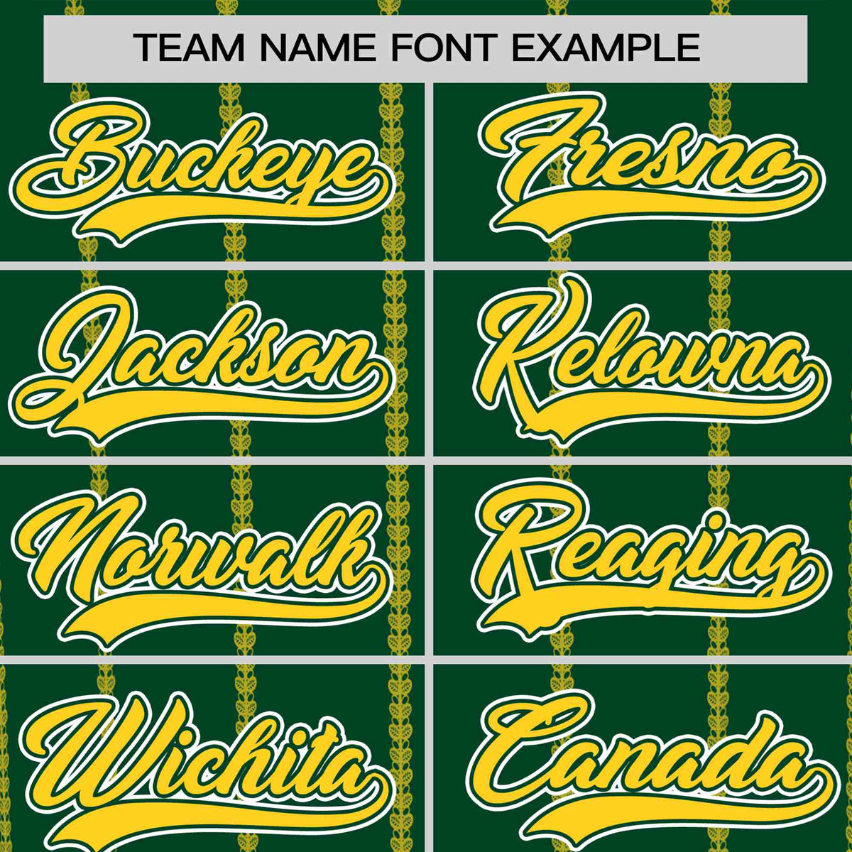 Custom Kelly Green Gold01 Personalized Vertical Stripe Pattern Performance T-Shirt