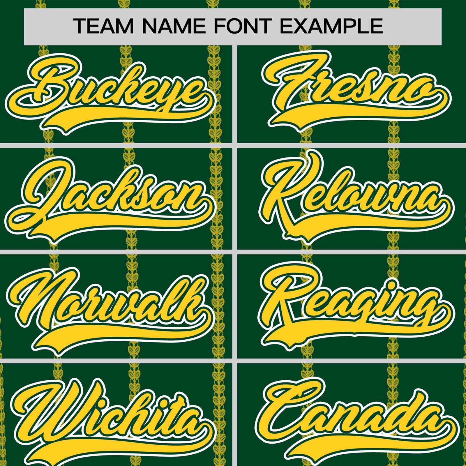 Custom Kelly Green Gold01 Personalized Vertical Stripe Pattern Performance T-Shirt