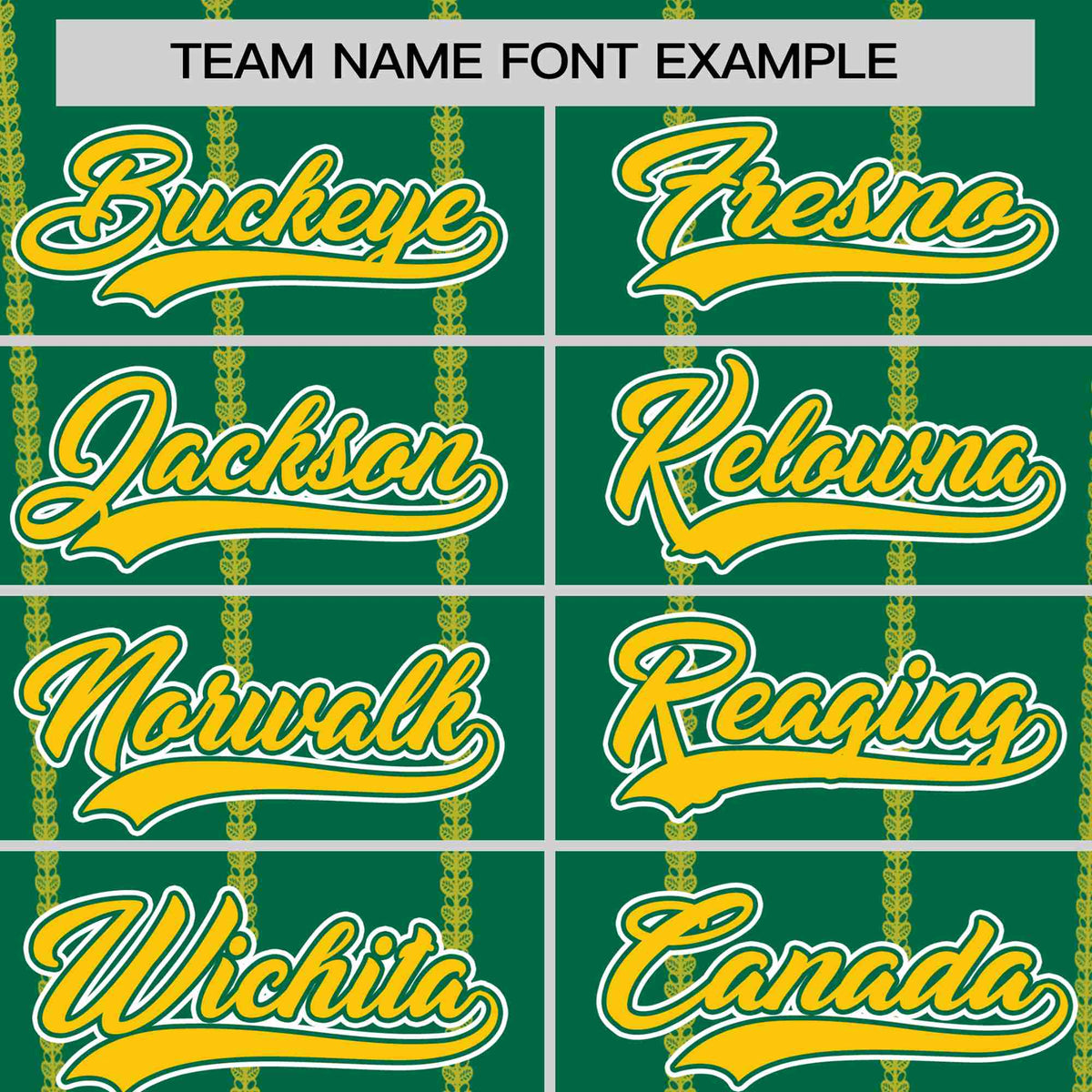 Custom Kelly Green Gold01 Personalized Vertical Stripe Pattern Performance T-Shirt