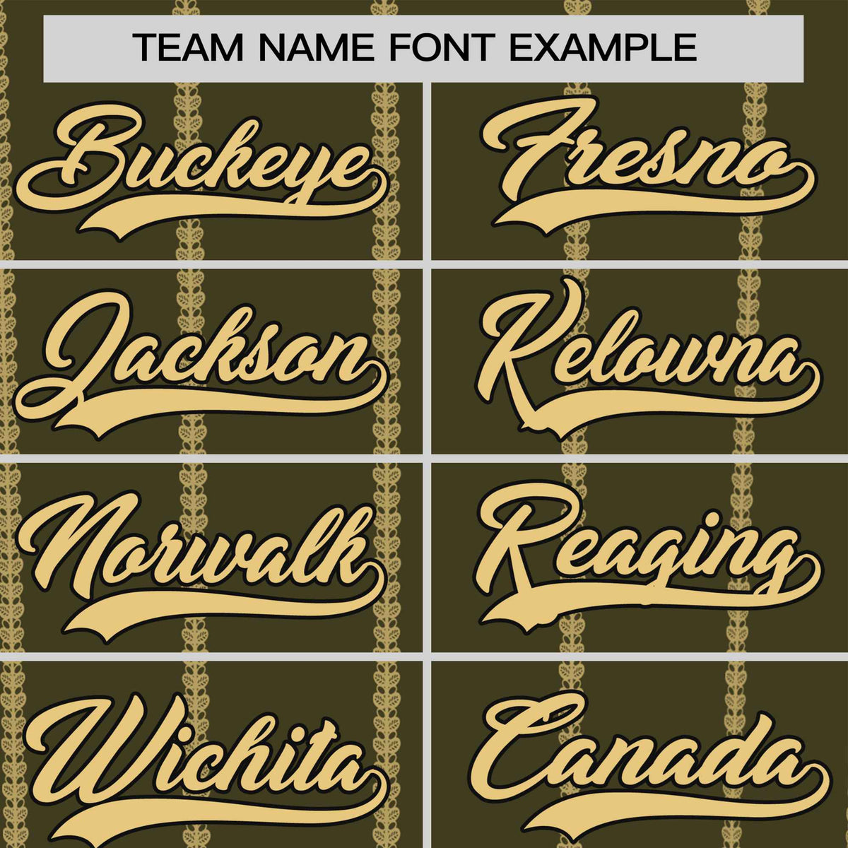 Custom Olive Old Gold Personalized Vertical Stripe Pattern Performance T-Shirt