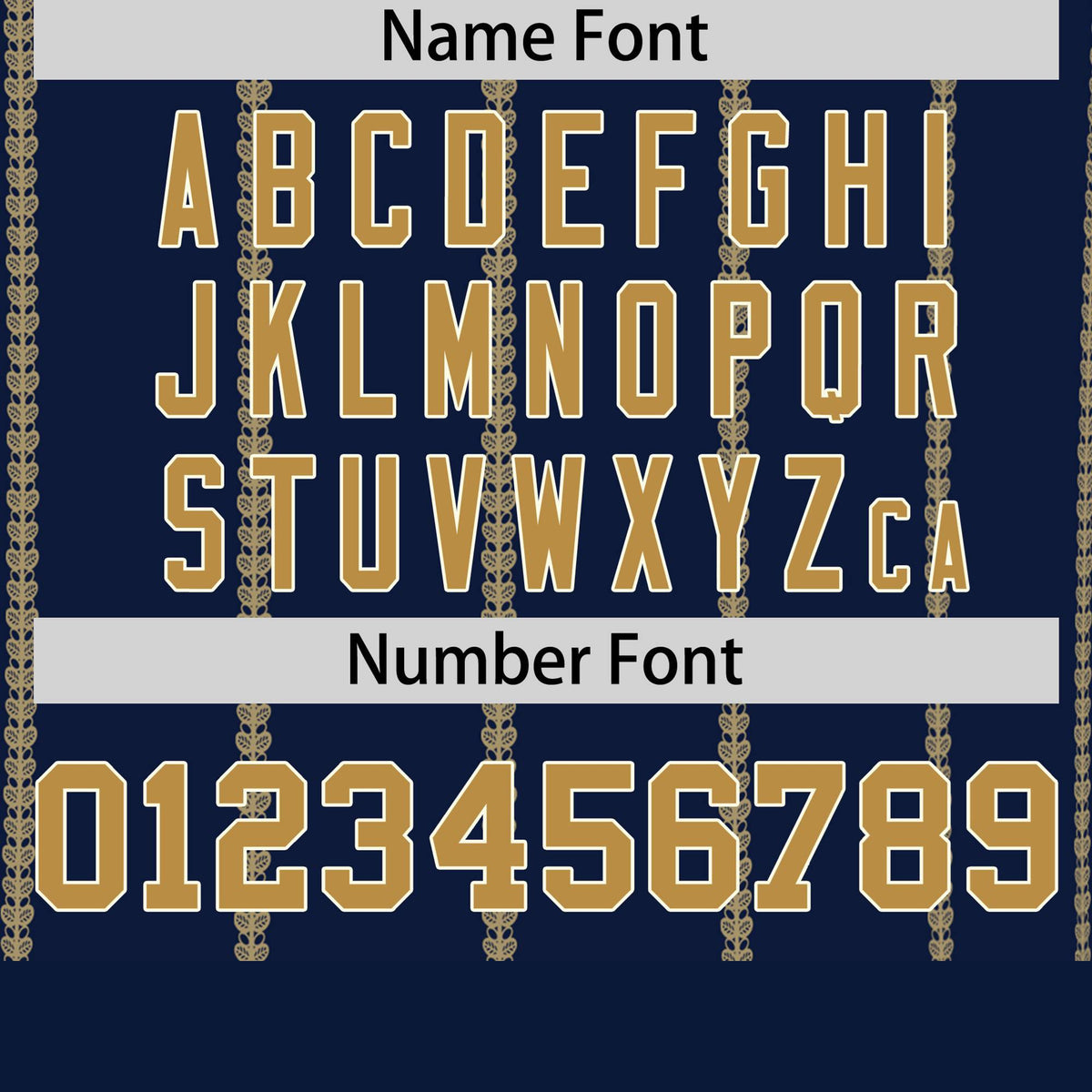 Custom Navy Old Gold Personalized Vertical Stripe Pattern Performance T-Shirt