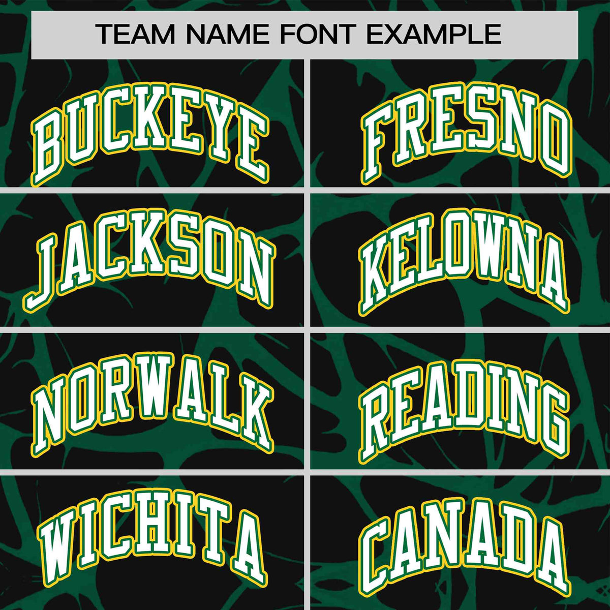 Custom Black Kelly Green 3D Pattern Design Abstract Network Performance T-Shirt