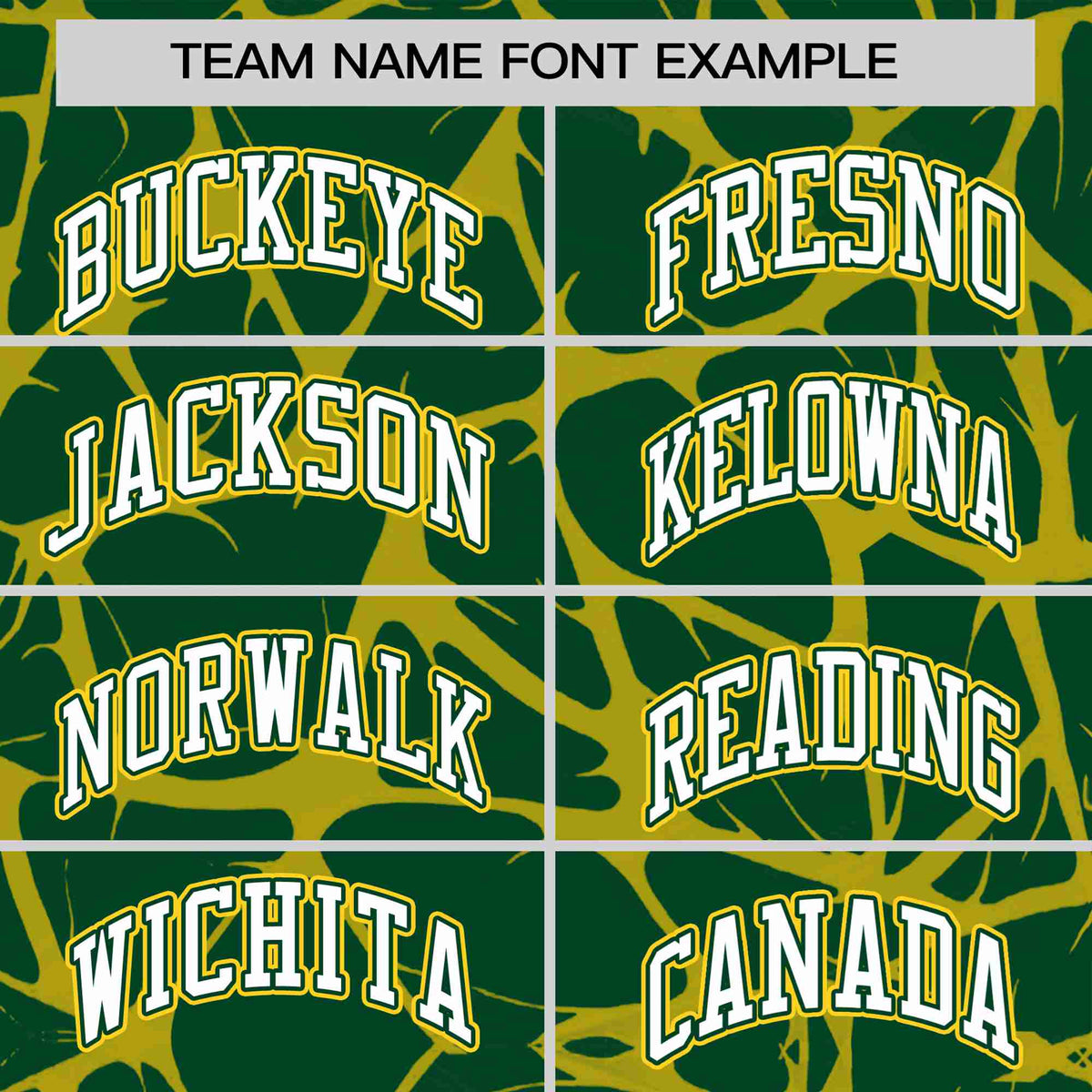 Custom Green Old Gold 3D Pattern Design Abstract Network Performance T-Shirt