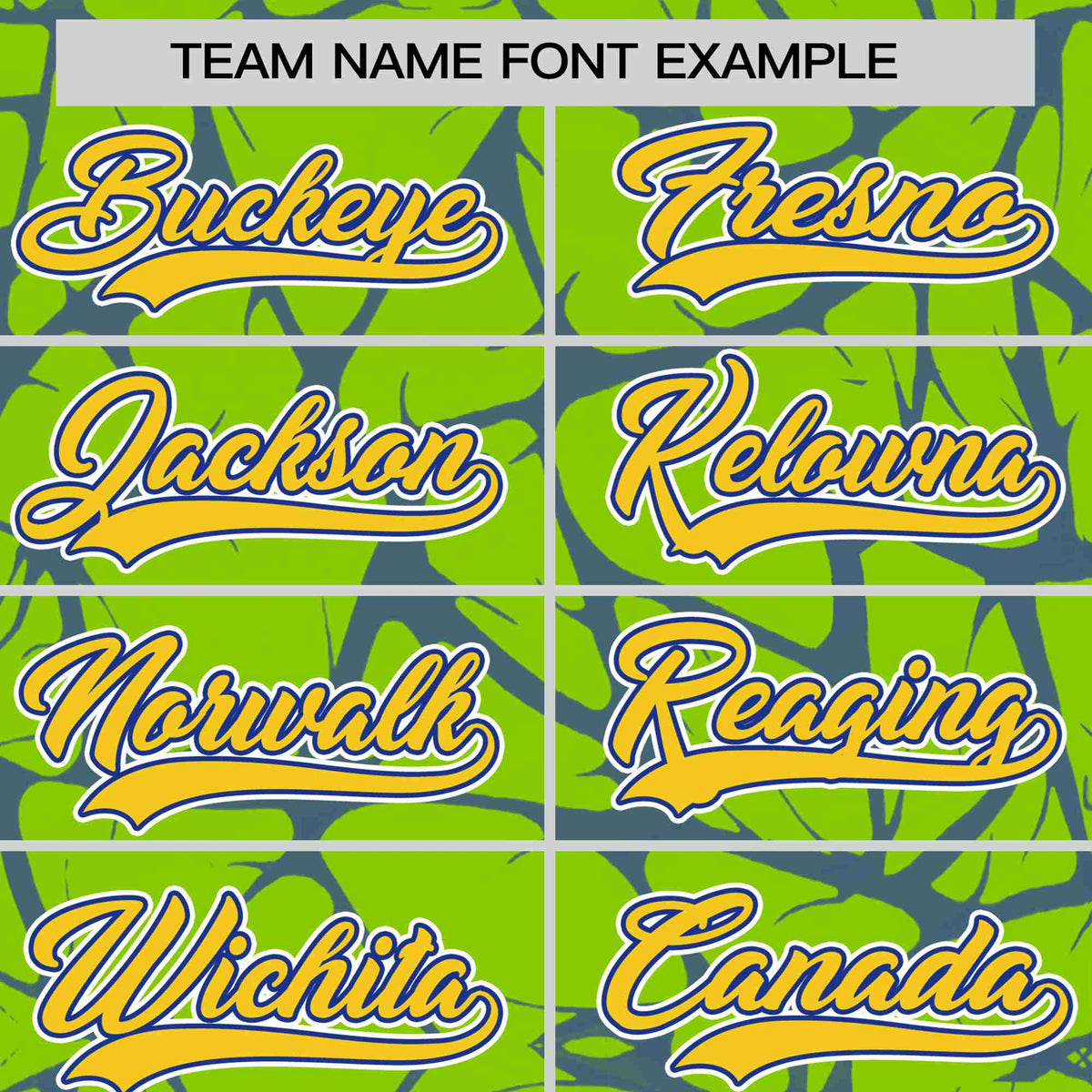 Custom Neon Green Royal Blue 3D Pattern Design Abstract Network Performance T-Shirt