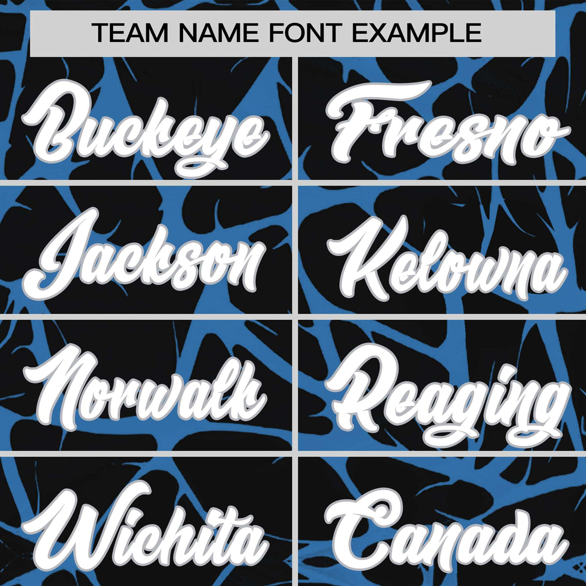 Custom Black Powder Blue 3D Pattern Design Abstract Network Performance T-Shirt