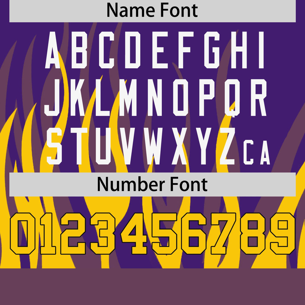 Custom Purple Old Gold 3D Pattern Design Flame Performance T-Shirt