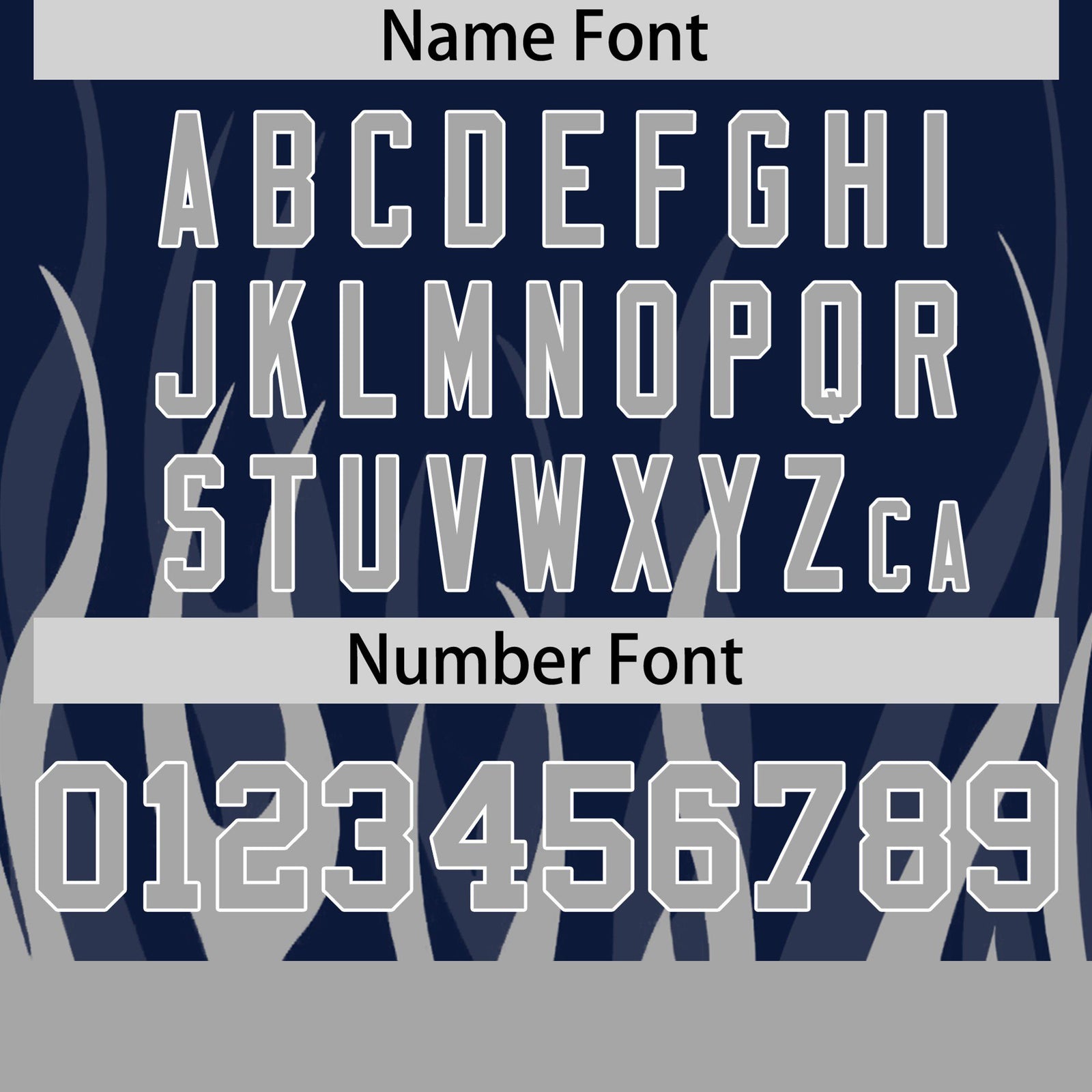 Custom Navy Gray 3D Pattern Design Flame Performance T-Shirt