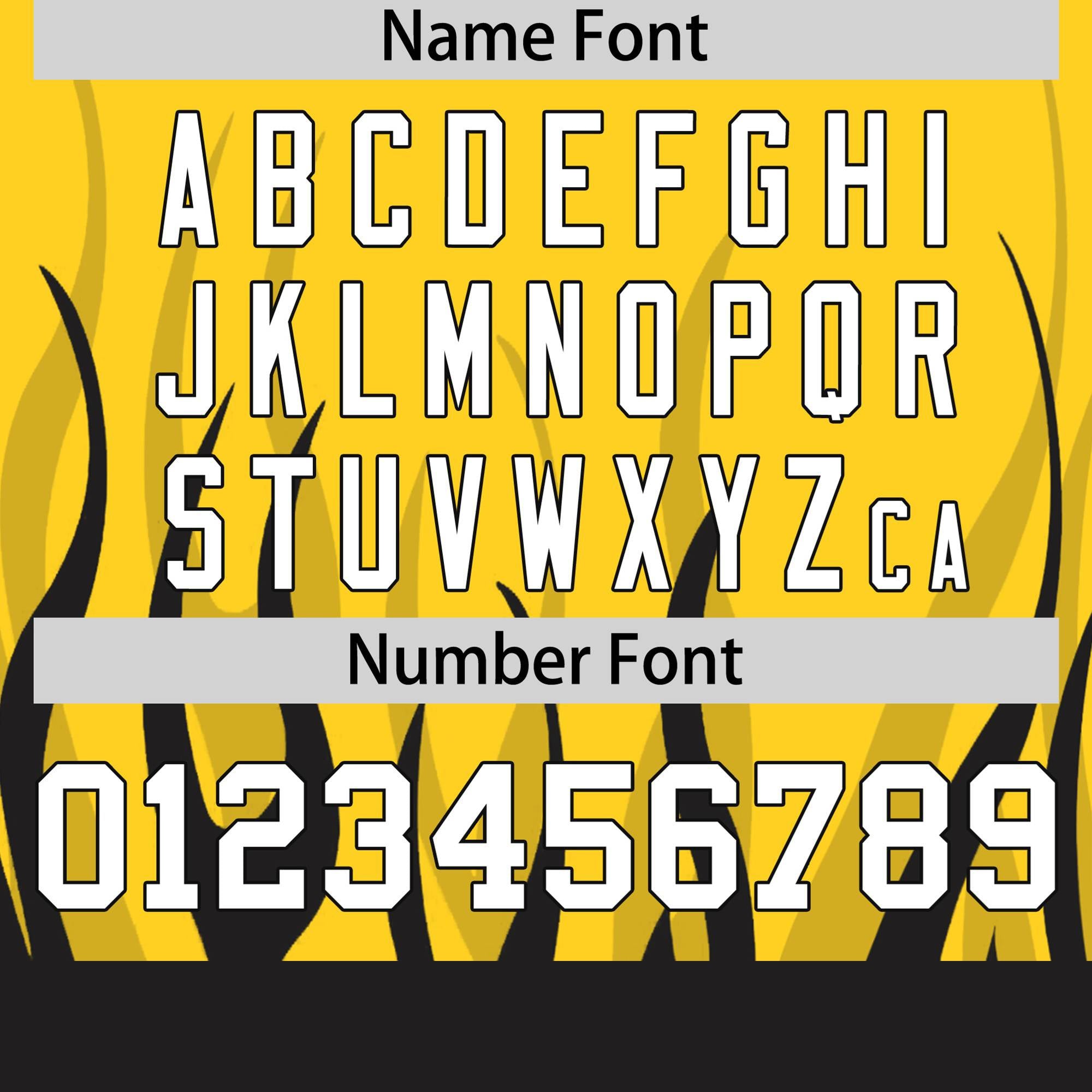 Custom Gold-01 Black 3D Pattern Design Flame Performance T-Shirt