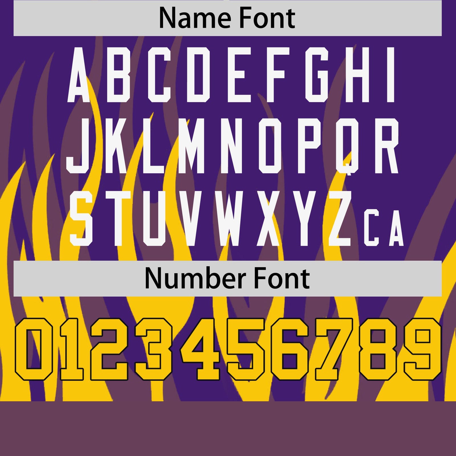 Custom Purple Old Gold 3D Pattern Design Flame Performance T-Shirt