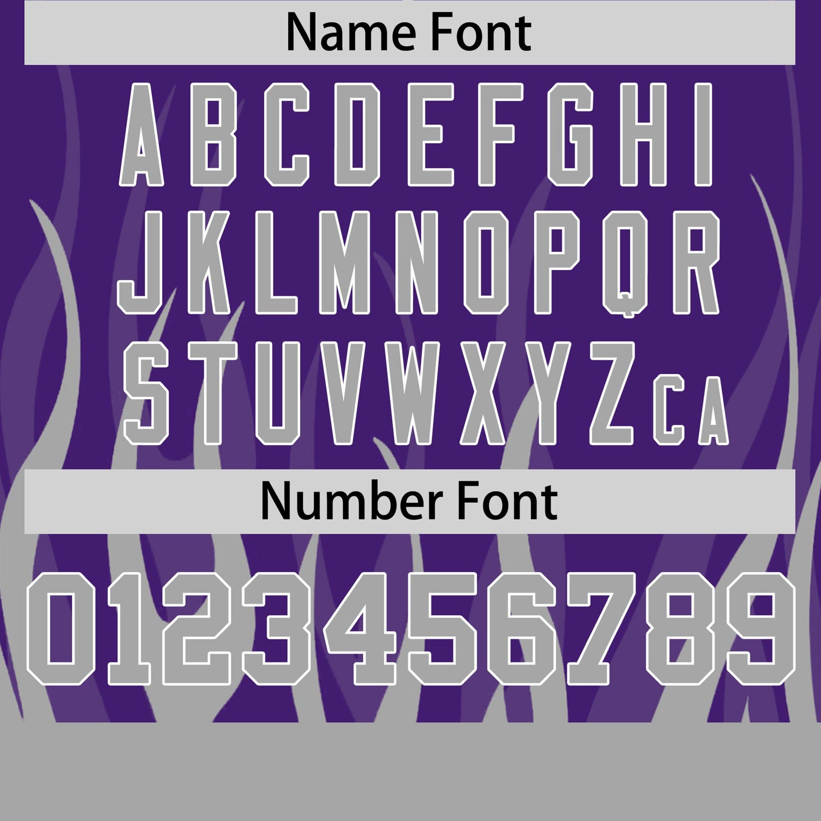 Custom Purple Gray 3D Pattern Design Flame Performance T-Shirt