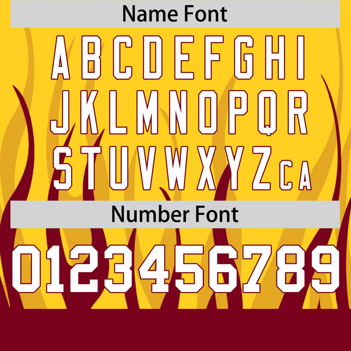 Custom Gold-01 Crimson 3D Pattern Design Flame Performance T-Shirt