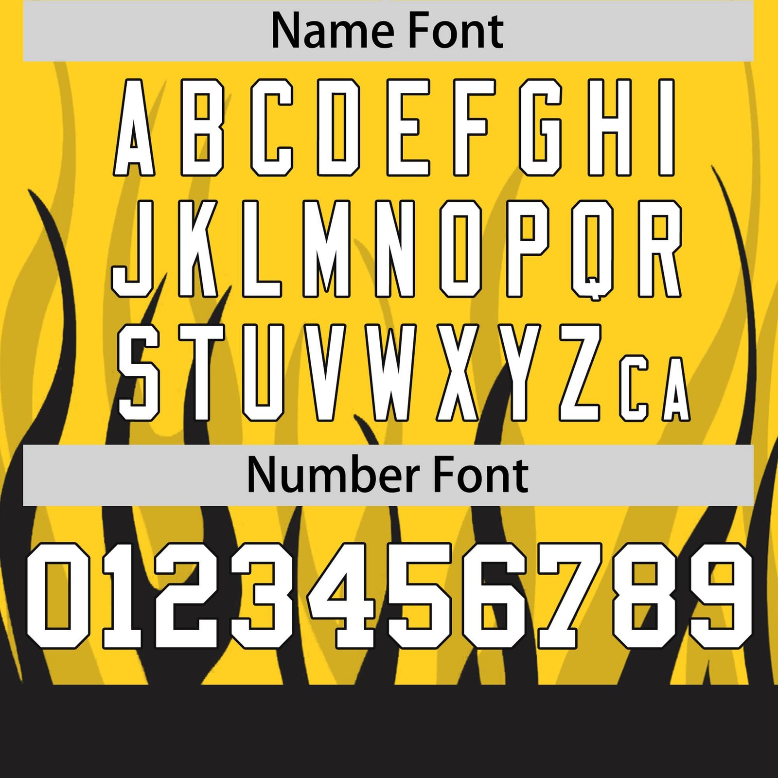 Custom Gold-01 Black 3D Pattern Design Flame Performance T-Shirt