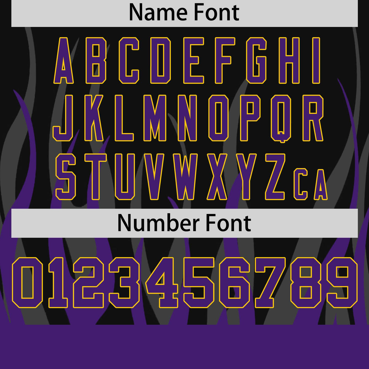 Custom Black Purple 3D Pattern Design Flame Performance T-Shirt