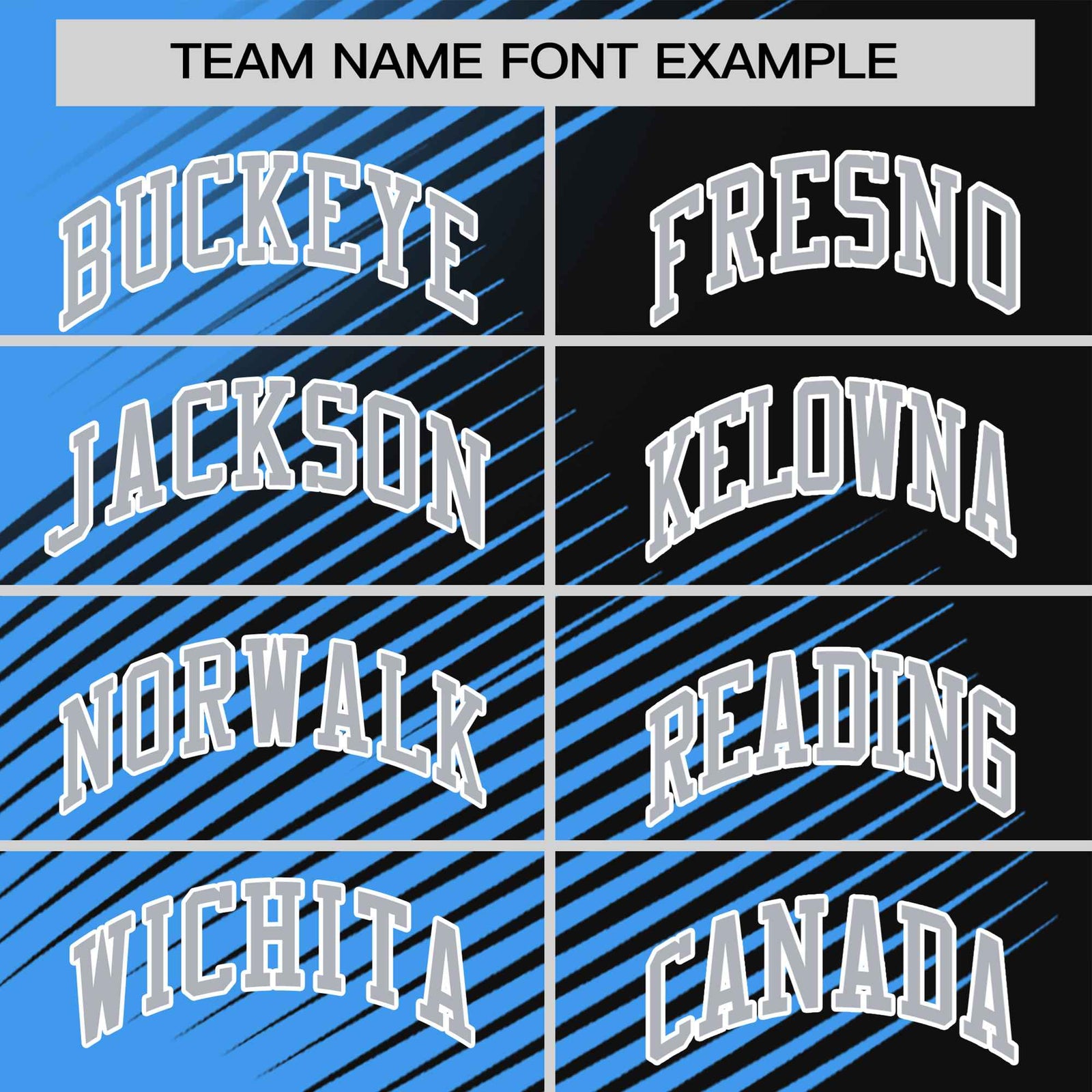 Custom Black Powder Blue 3D Pattern Design Gradient Slope Shapes Performance T-Shirt