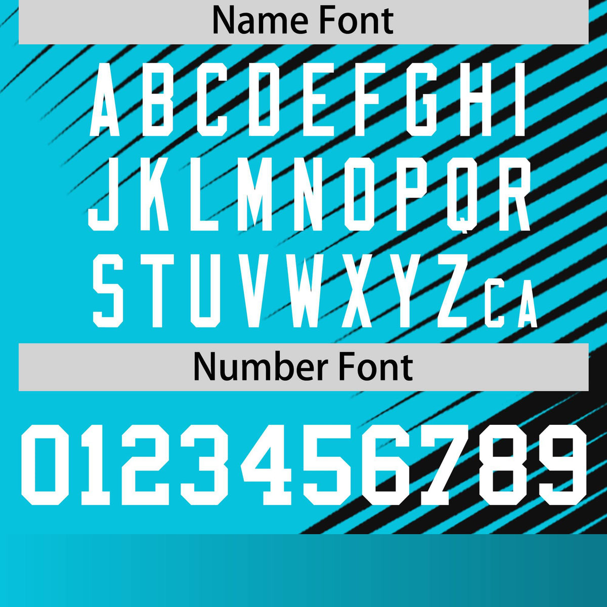 Custom Black Sky Blue 3D Pattern Design Gradient Slope Shapes Performance T-Shirt