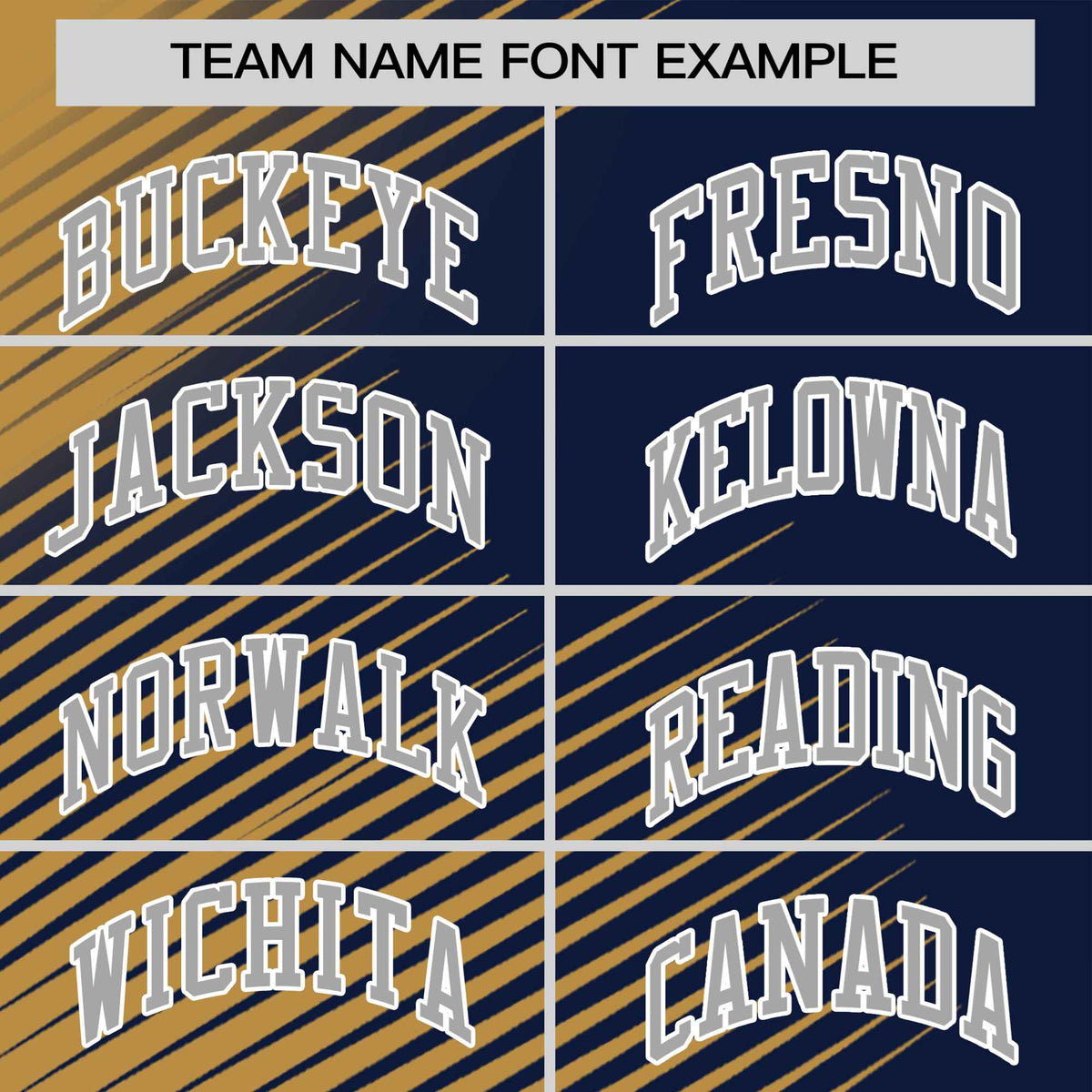 Custom Navy Old Gold 3D Pattern Design Gradient Slope Shapes Performance T-Shirt