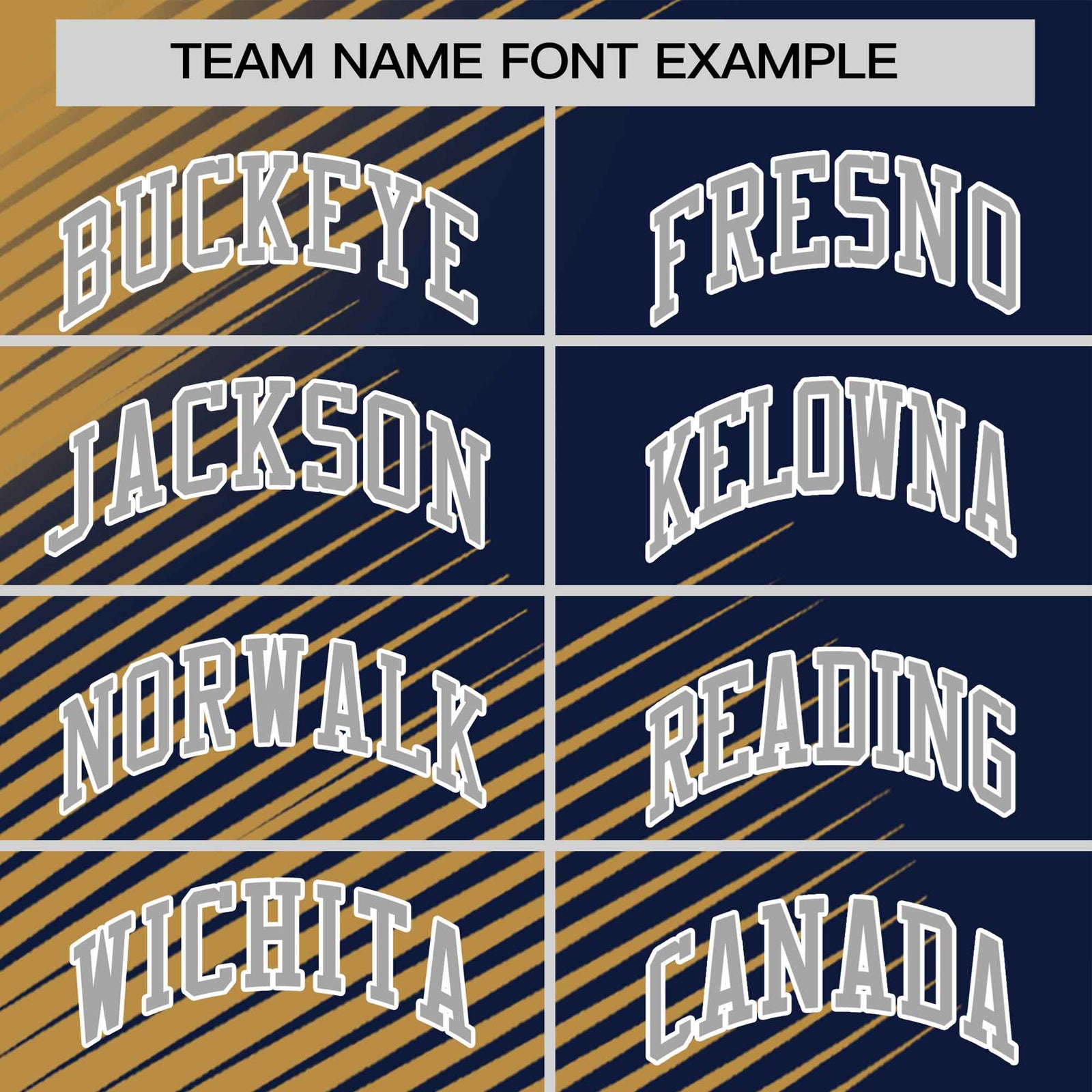 Custom Navy Old Gold 3D Pattern Design Gradient Slope Shapes Performance T-Shirt