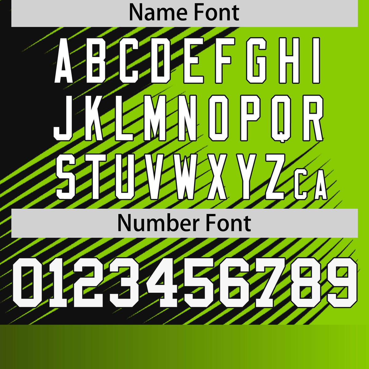 Custom Black Neon Green 3D Pattern Design Gradient Slope Shapes Performance T-Shirt