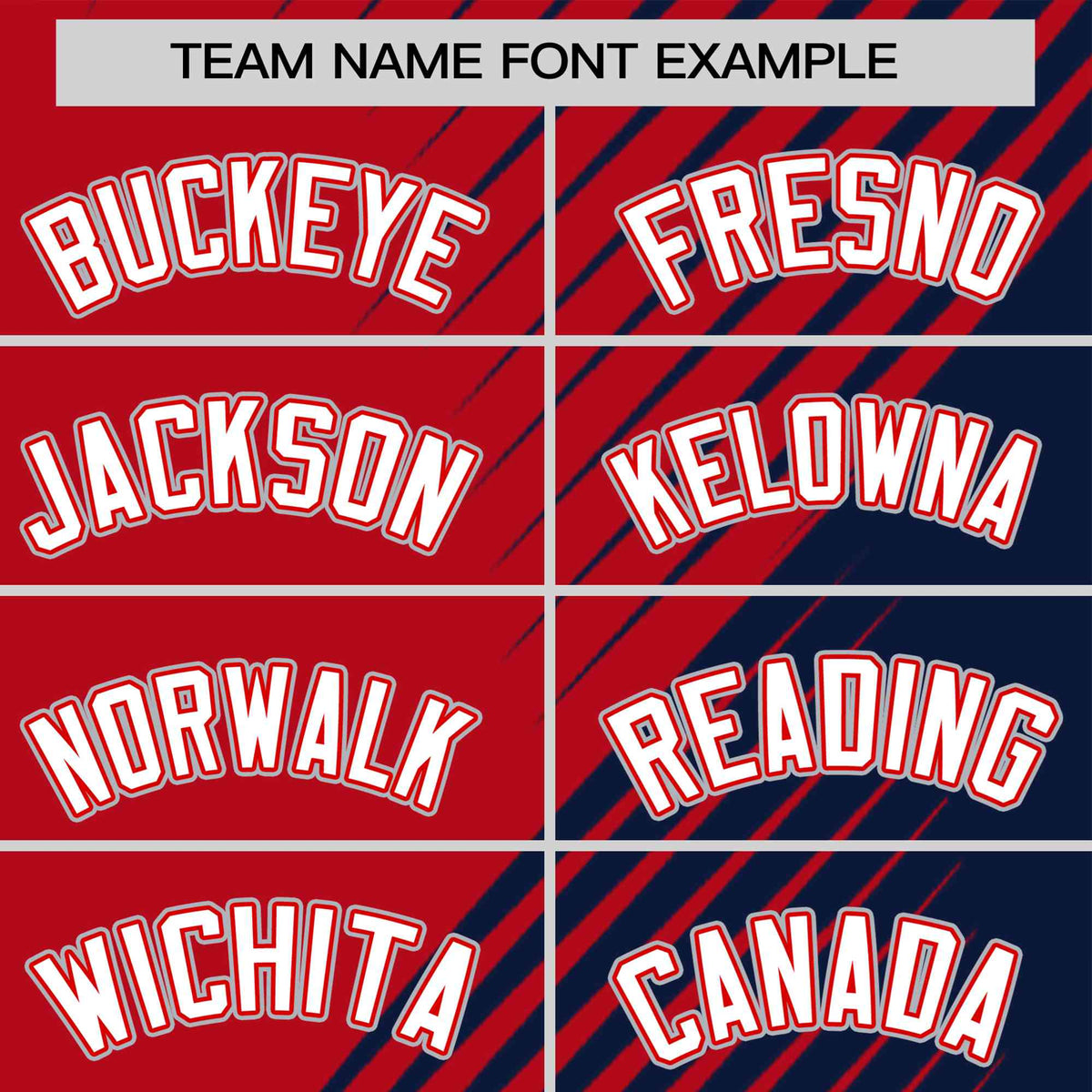 Custom Navy Red 3D Pattern Design Gradient Slope Shapes Performance T-Shirt