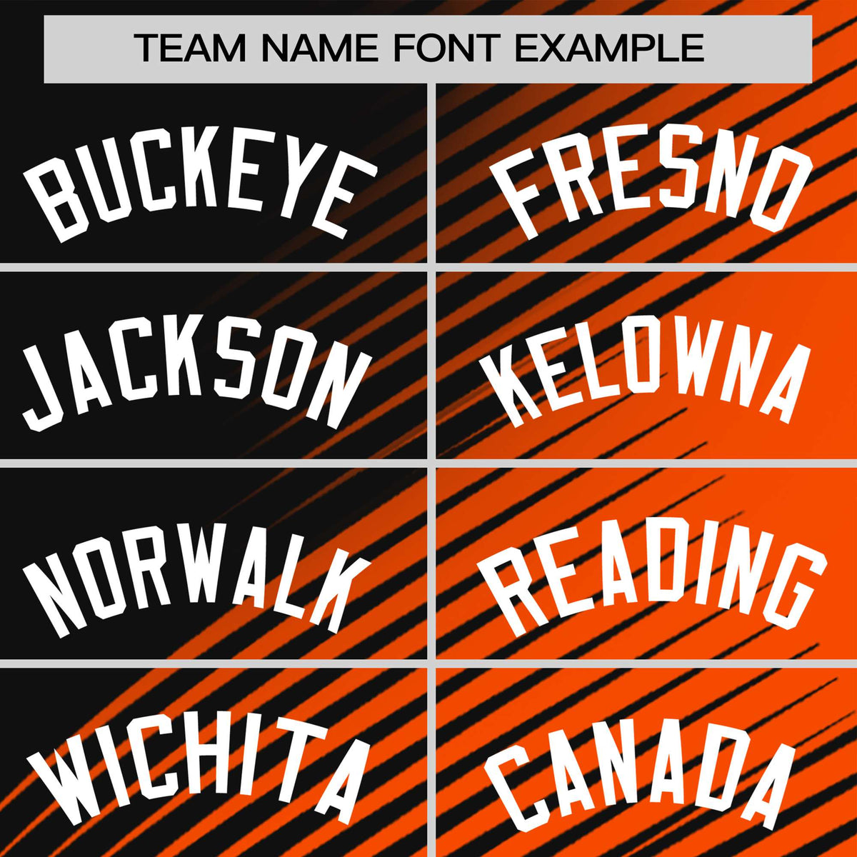 Custom Black Orange 3D Pattern Design Gradient Slope Shapes Performance T-Shirt