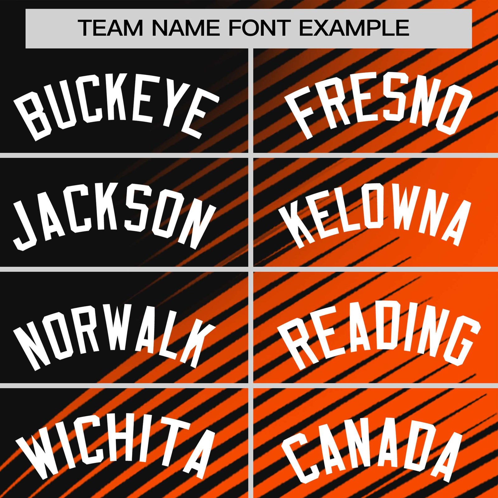 Custom Black Orange 3D Pattern Design Gradient Slope Shapes Performance T-Shirt